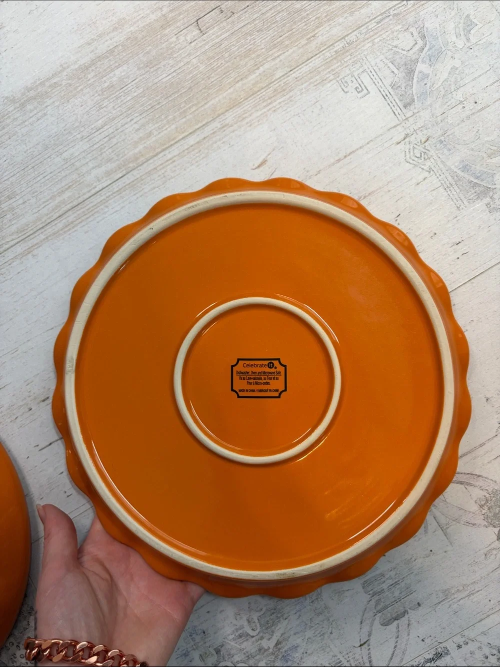Celebrate It Pumpkin Pie Plate Bakeware